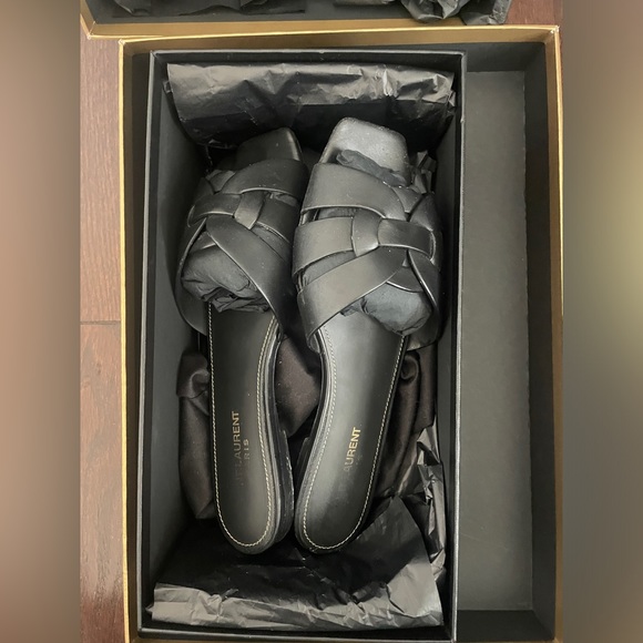 Saint Laurent Tribute Nu Pieds Slide - Picture 6 of 10